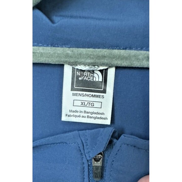 The North Face Apex Soft Shell Jacket Men’s XL Blue Windproof Outdoor Hiking - Picture 4 of 9